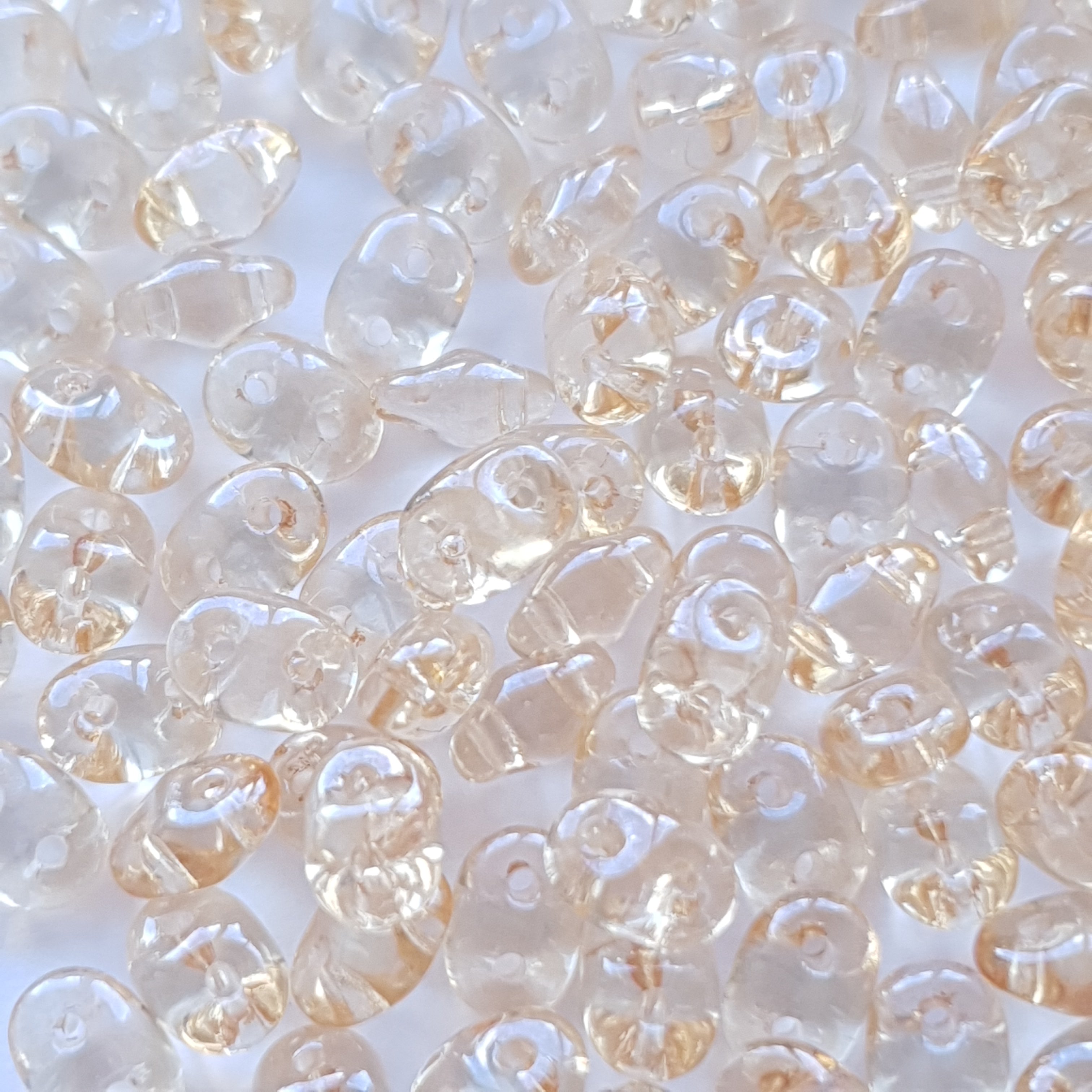 Superduo Luster Transparant Champagne