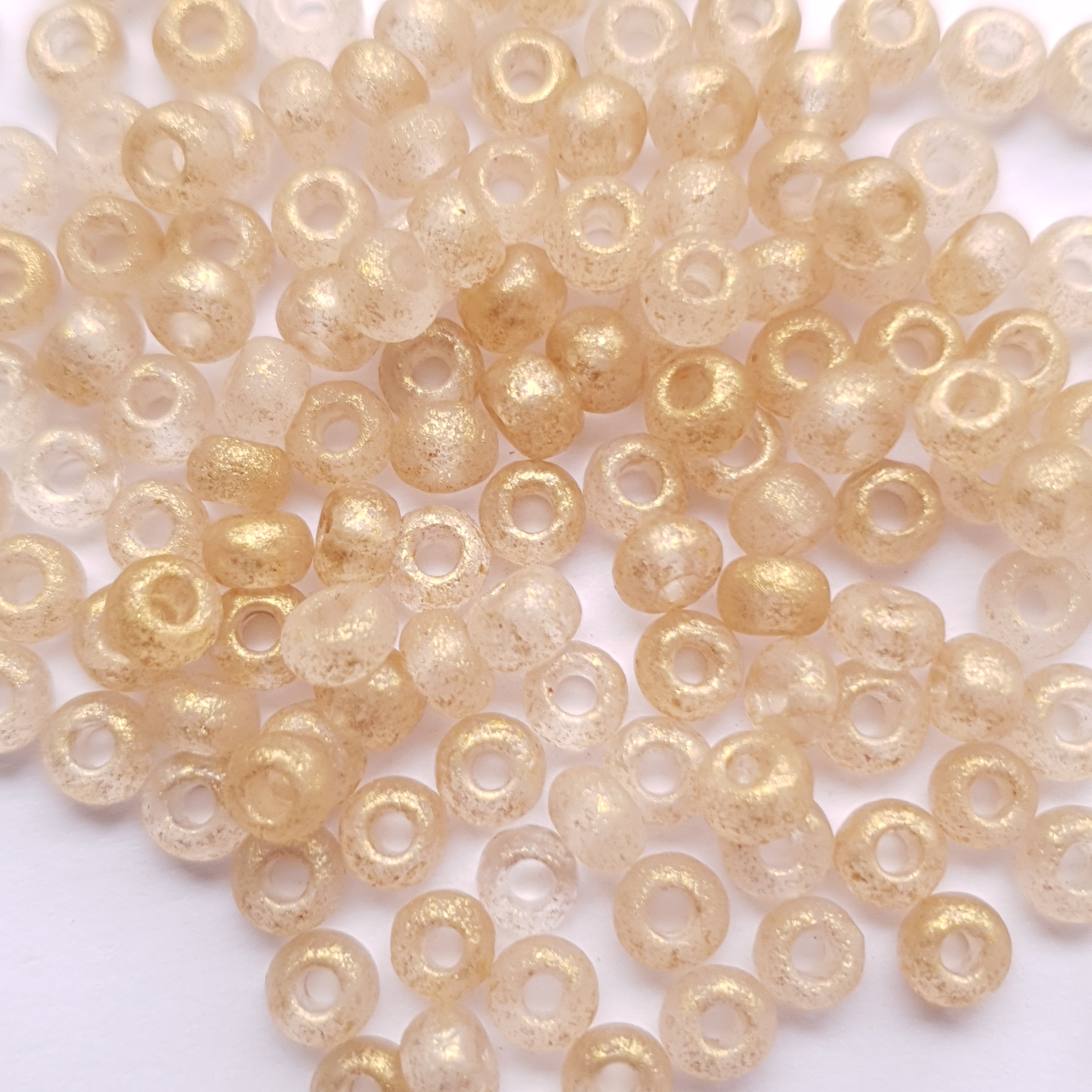 Tsjechische Rocailles 60 Crystal Etched 56902E