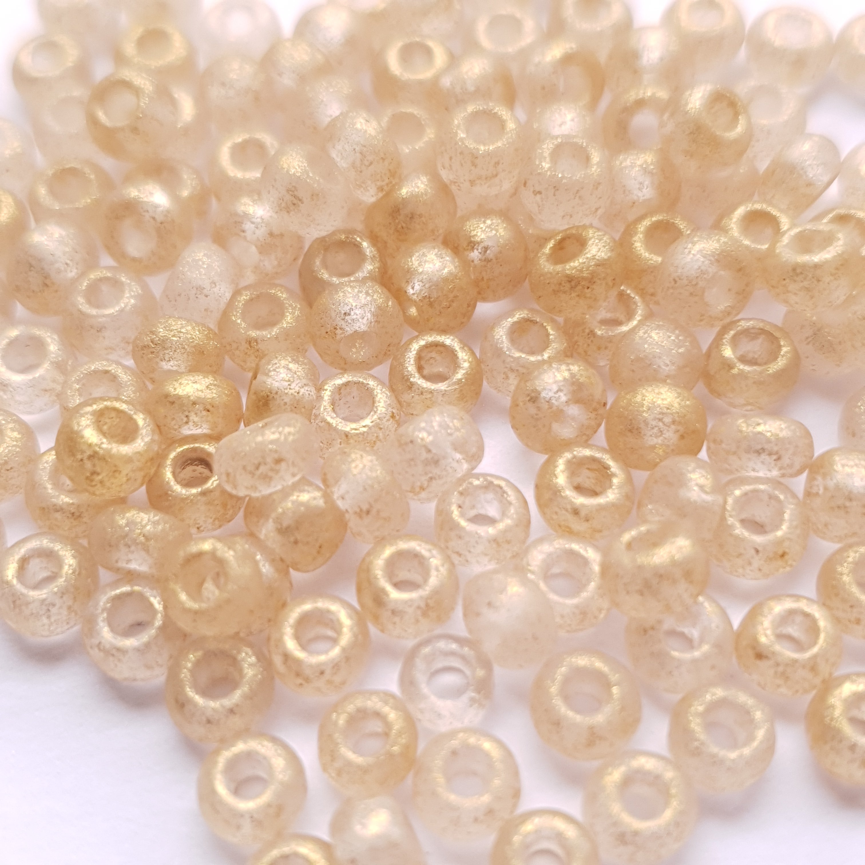 Tsjechische Rocailles 60 Crystal Etched 56902E