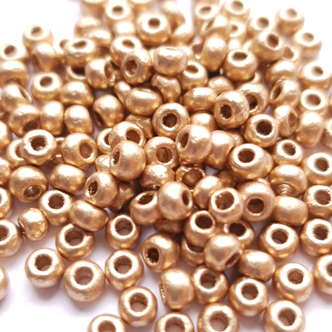 Tsjechische Rocailles 60 Etched Aztec Gold 01710E