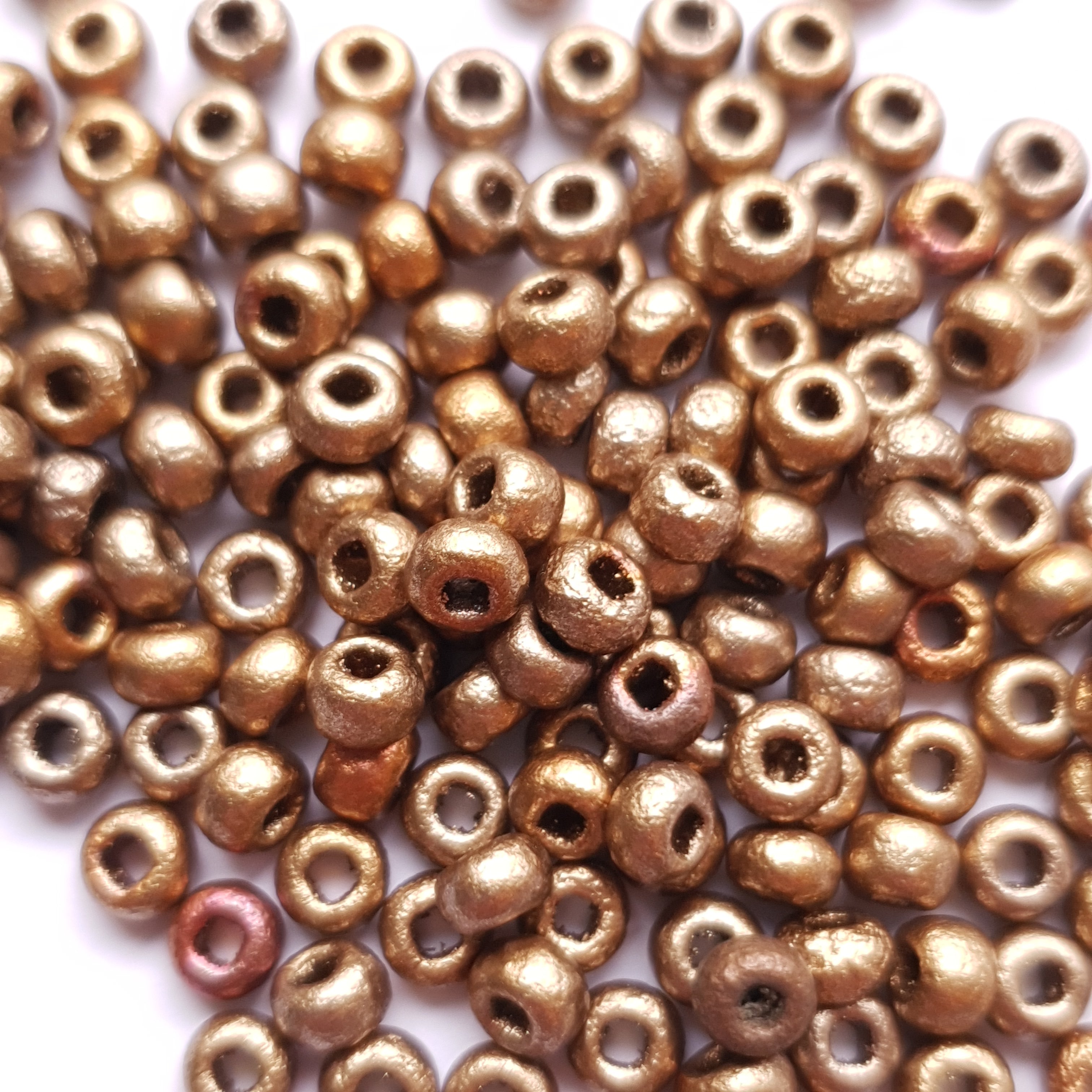 Czech Rocailles 6/0 Etched Metallic Mix 01610E