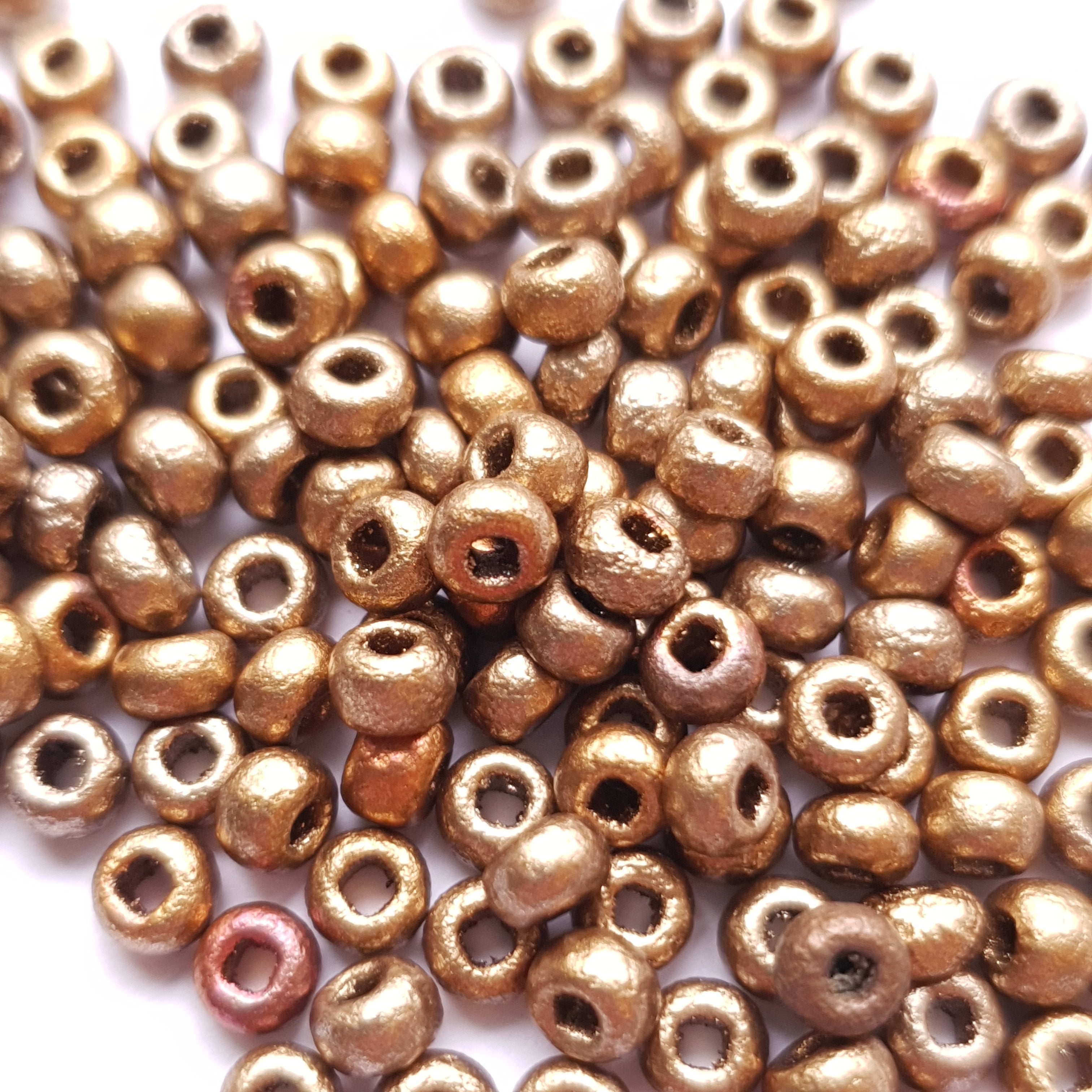 Czech Rocailles 6/0 Etched Metallic Mix 01610E