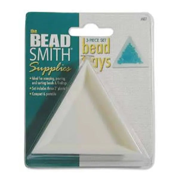 Bead Smith kralen bakjes -driehoek bead trays 3st per verpakking