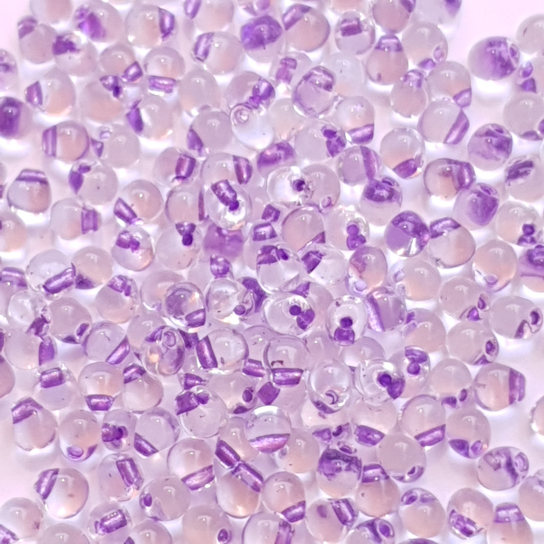 Miyuki Drops 3.4 mm Sparkling Purple L Crystal F40