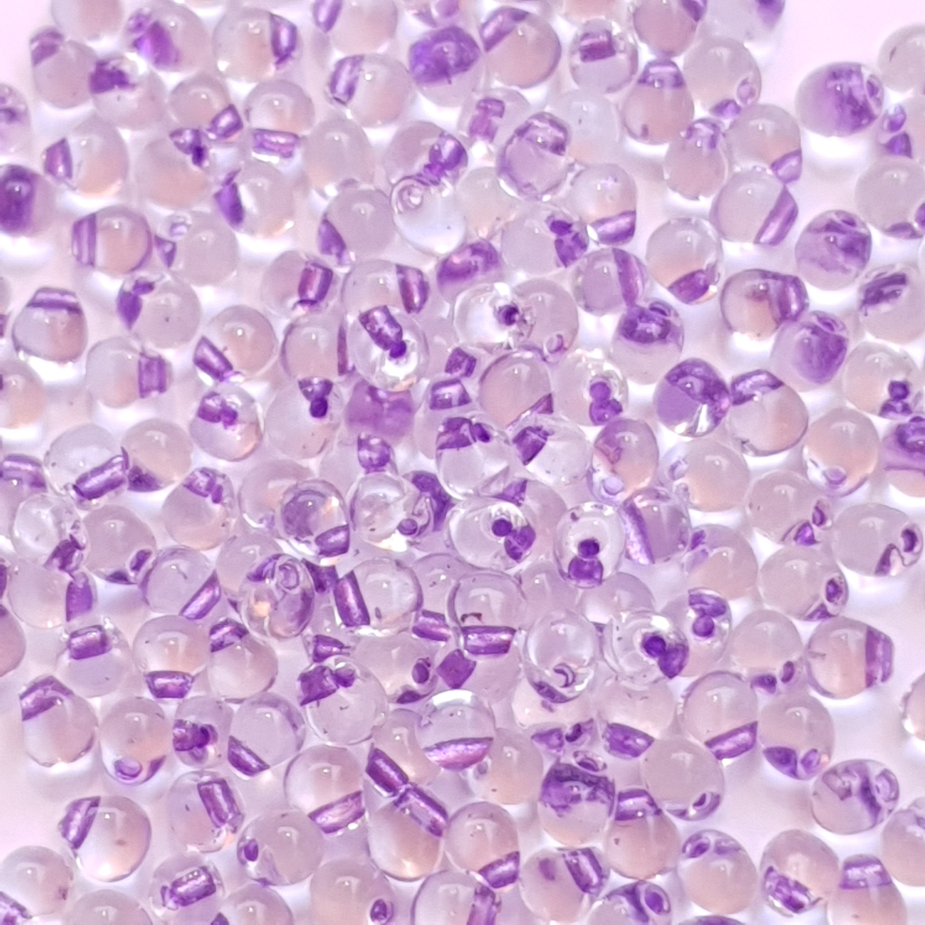 Miyuki Drops 3.4 mm Sparkling Purple L Crystal F40