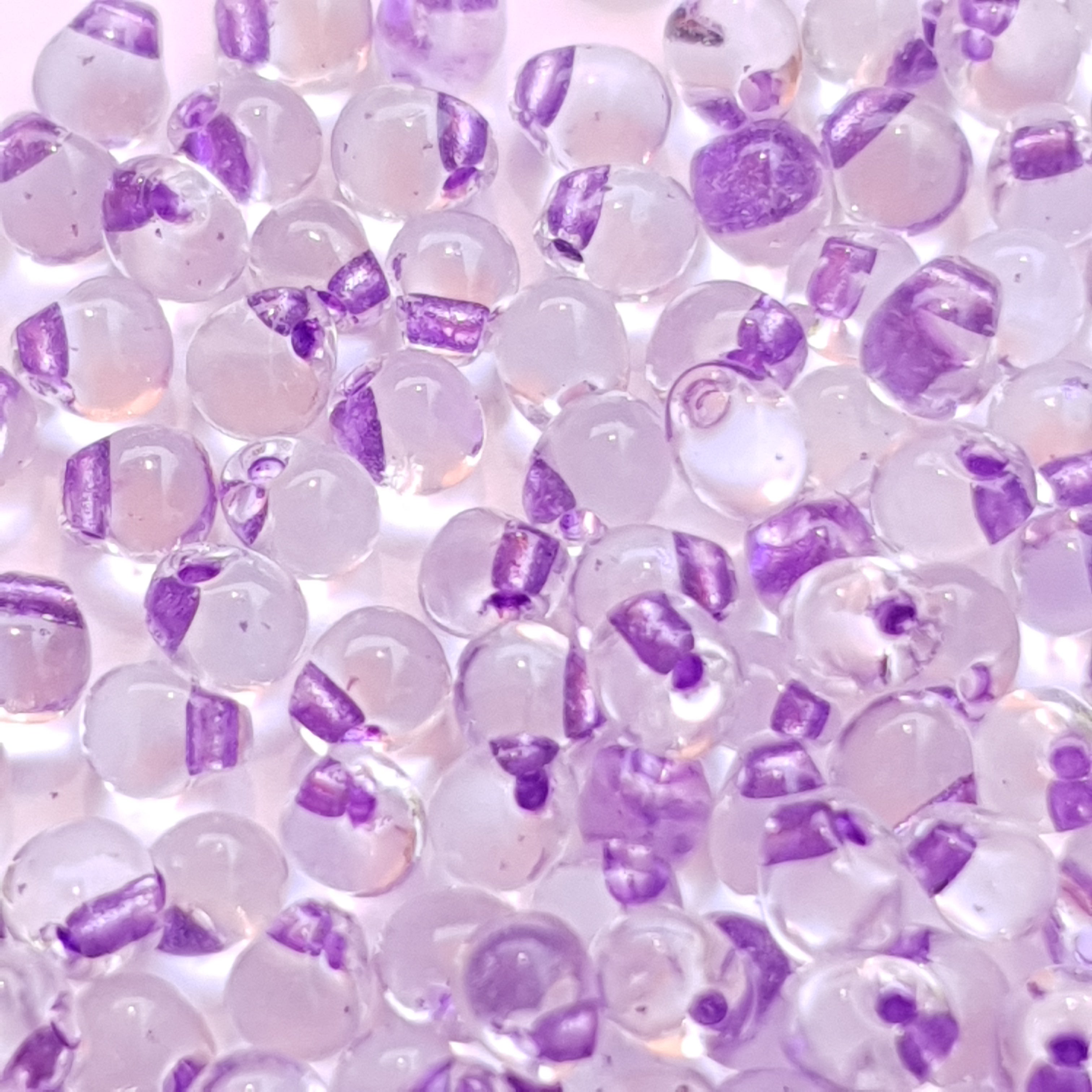 Miyuki Drops 3.4 mm Sparkling Purple L Crystal F40