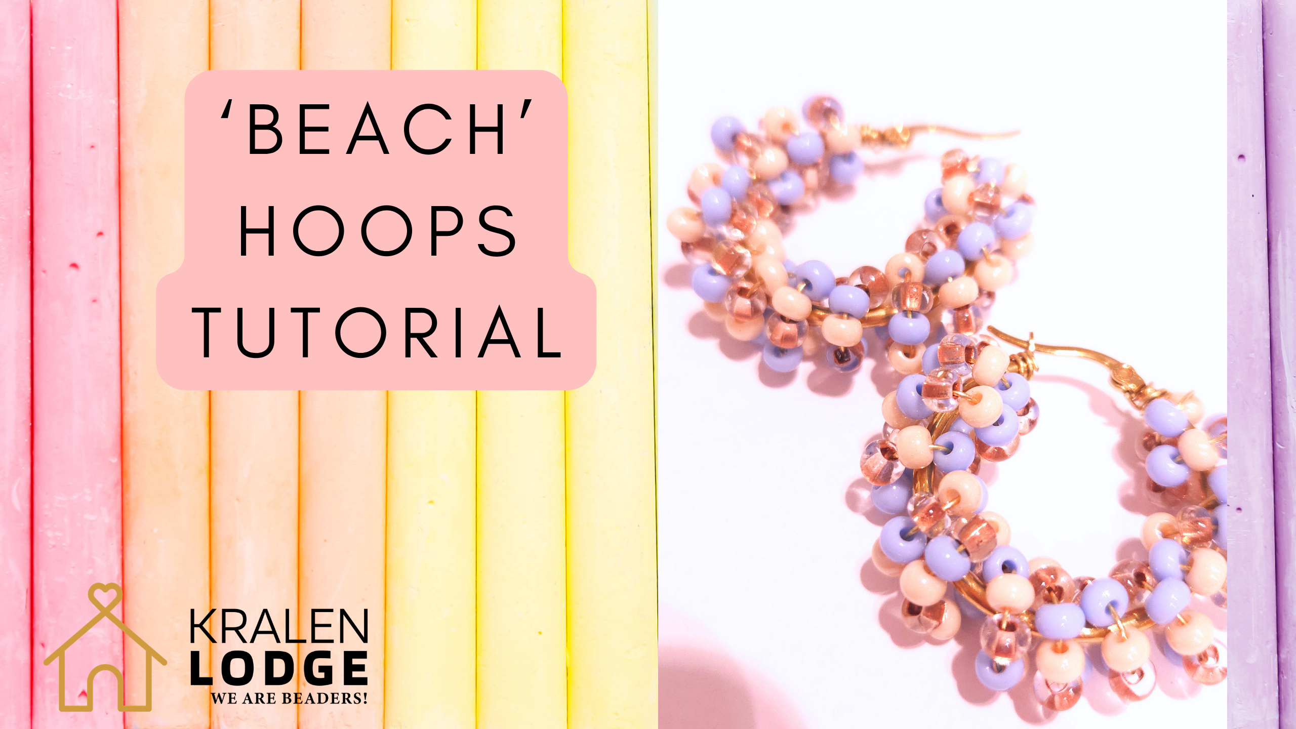 Beach Hoop oorbellen