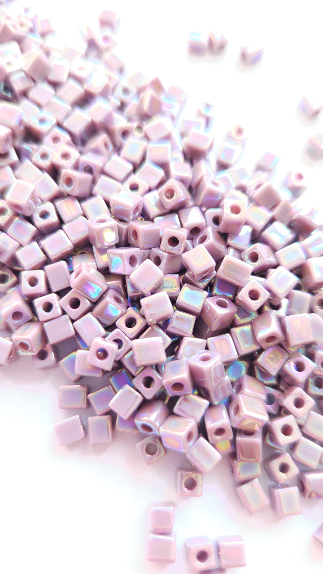 Miyuki Cubes 4mm Opaque Mauve AB0478