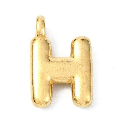 Ballon letter bedels Ion Plating RVS 18kt gold plated