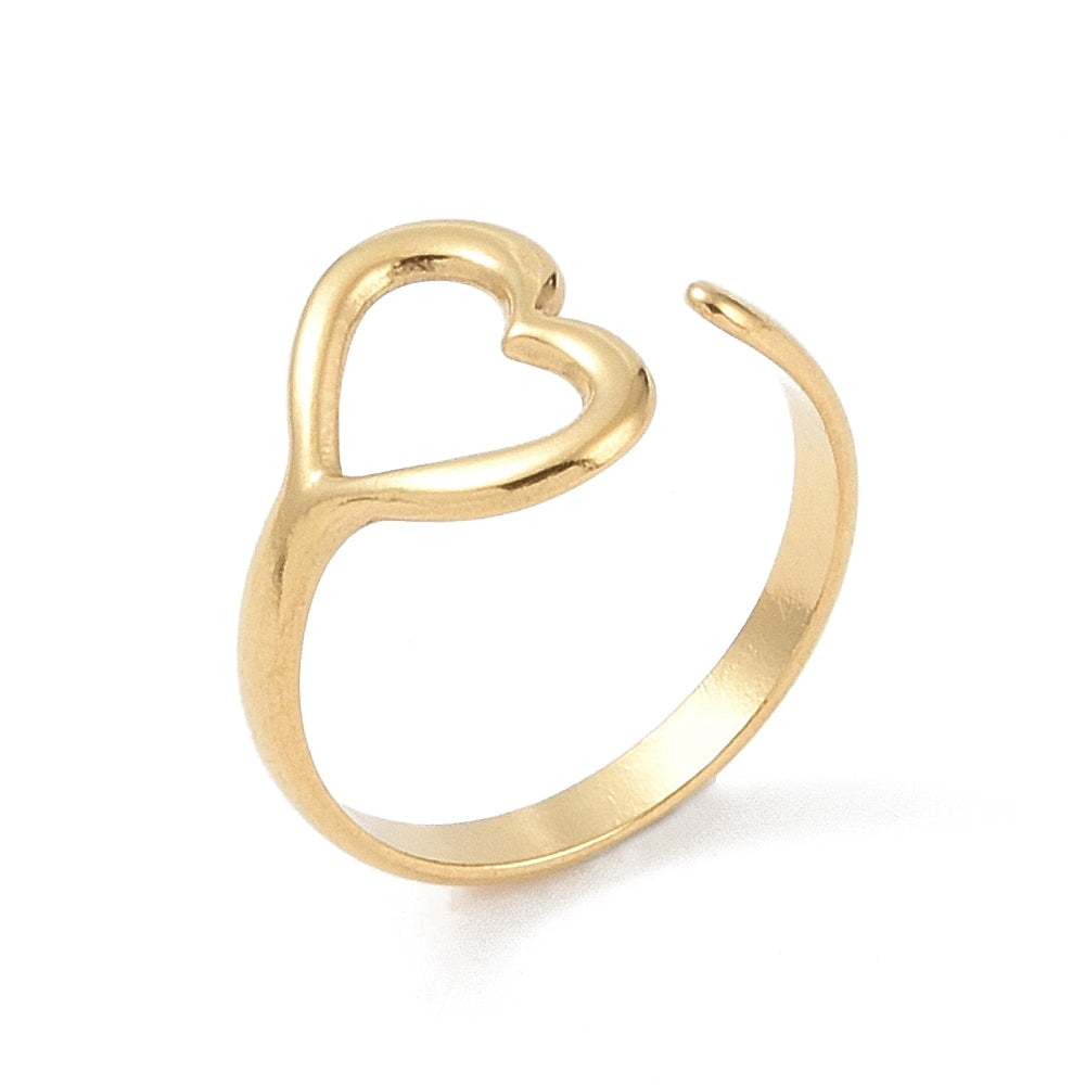 Ion Plating RVS Hart Ring