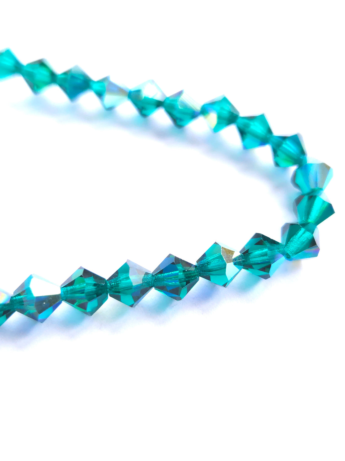 Preciosa Bicone 6mm Emerald AB 21st