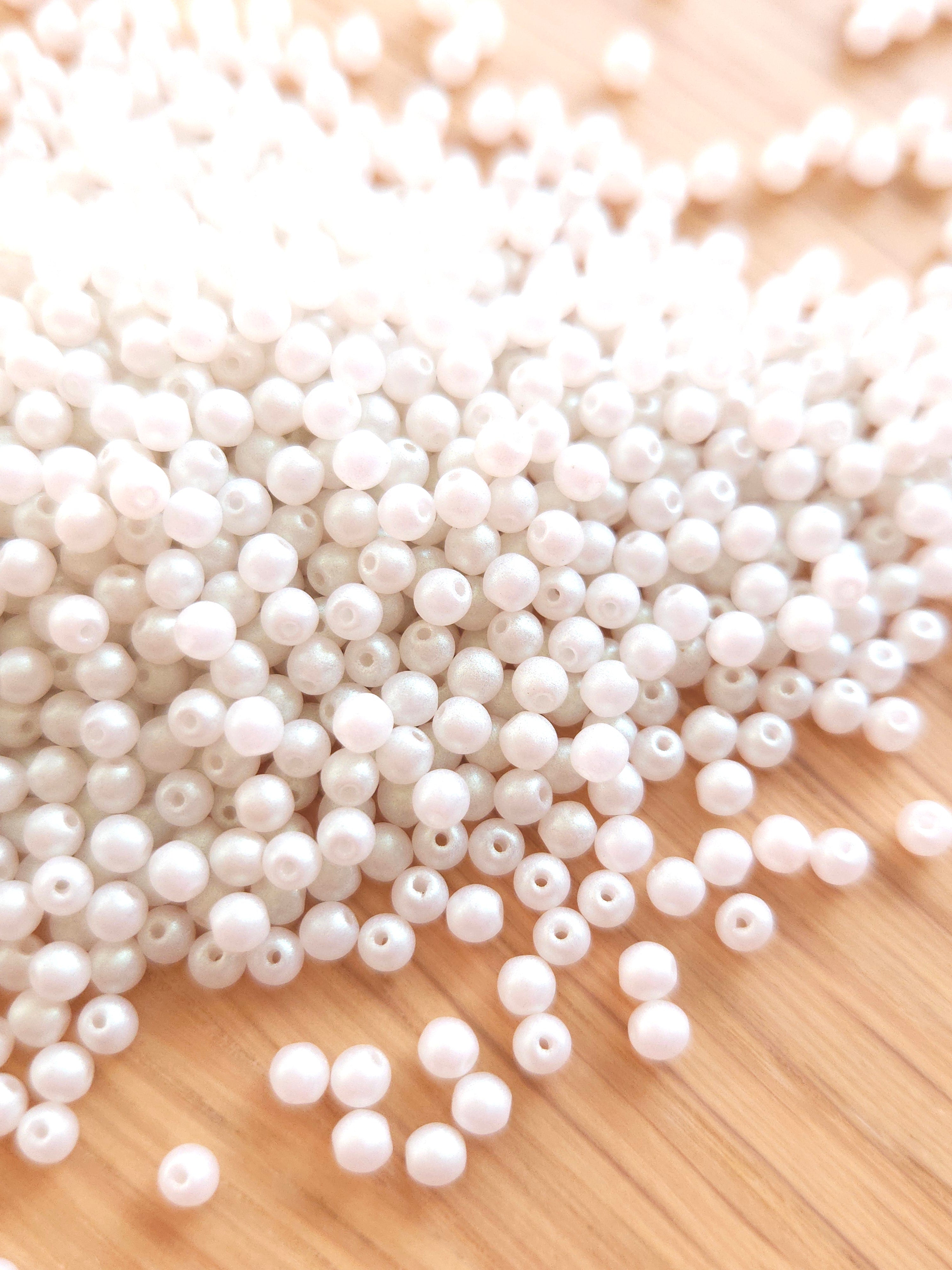 Tsjechische glaskralen 3mm rond &