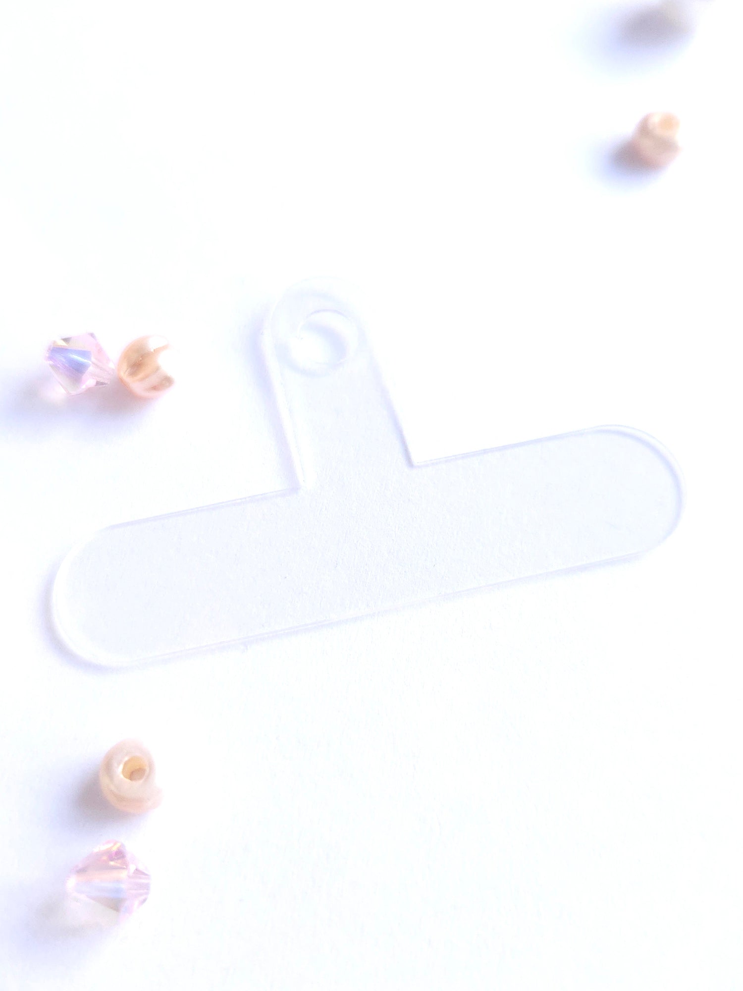 Telefoon jewellery bevestiging transparant 2st