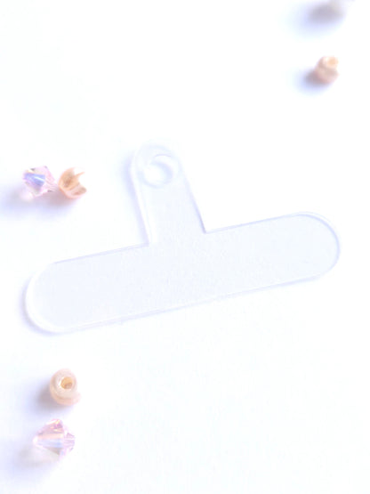 Telefoon jewellery bevestiging transparant 2st