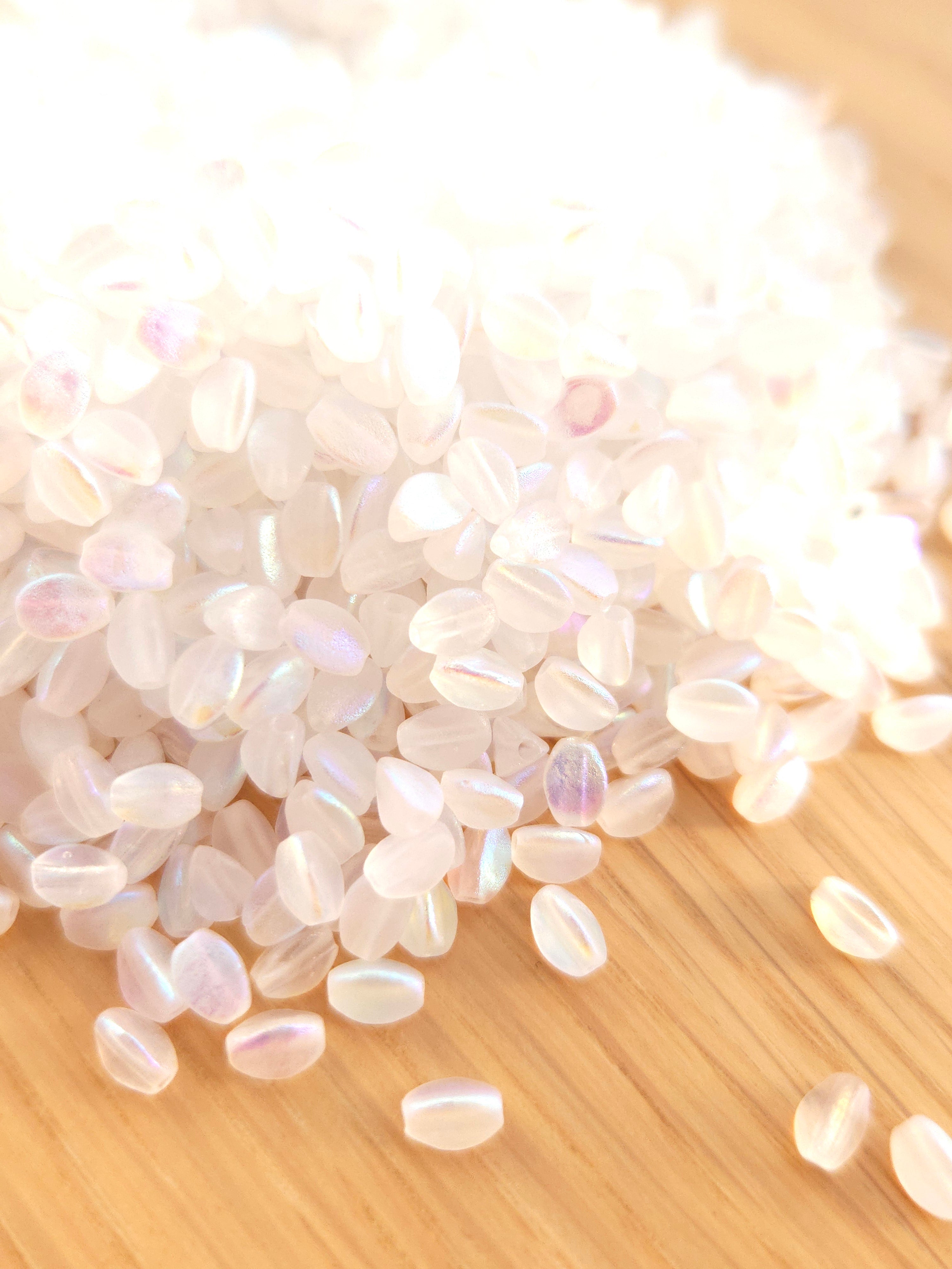 Beukenootje 5x3mm Crystal Etched AB Full