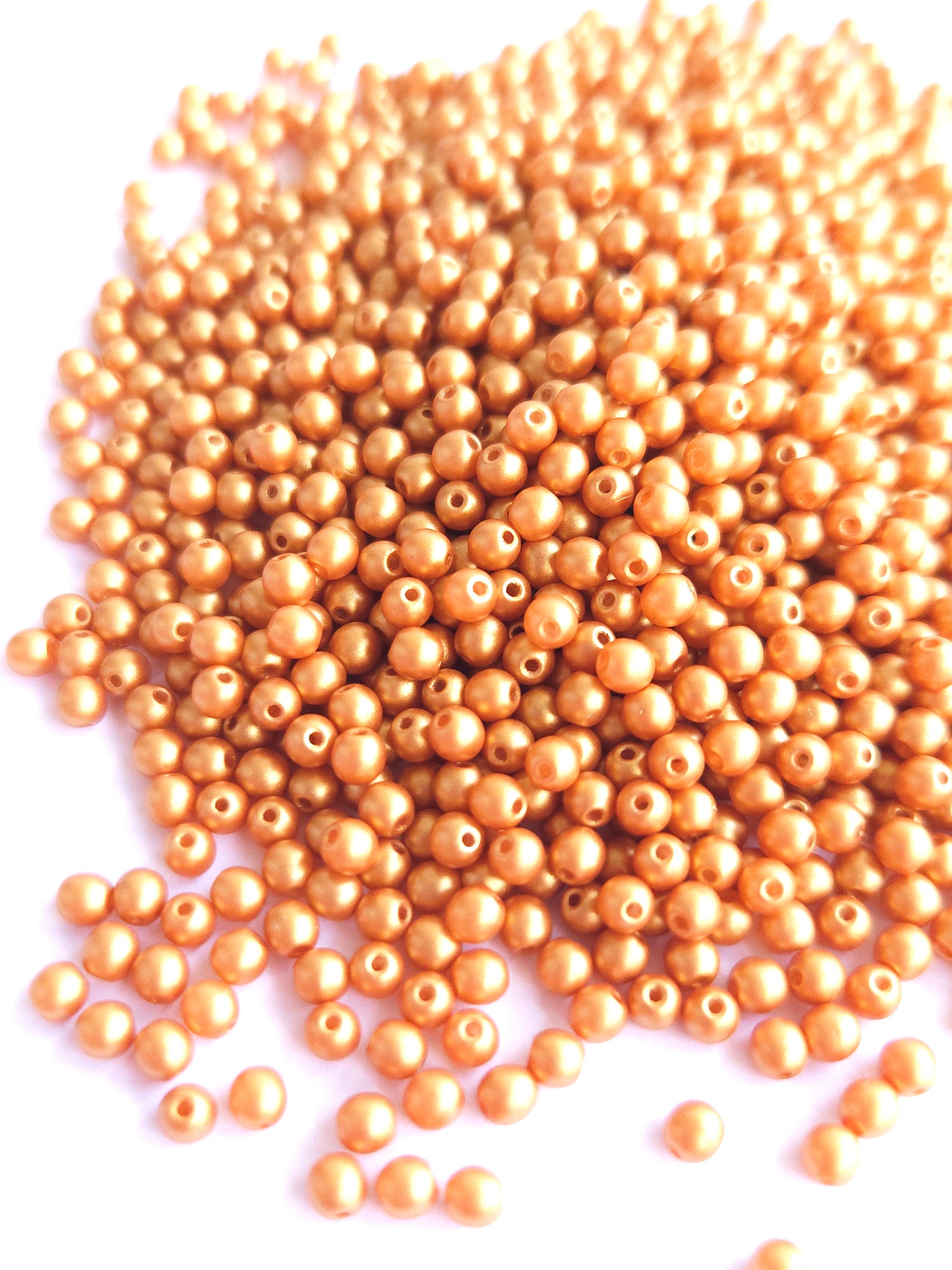 Tsjechische glaskralen 3mm rond &