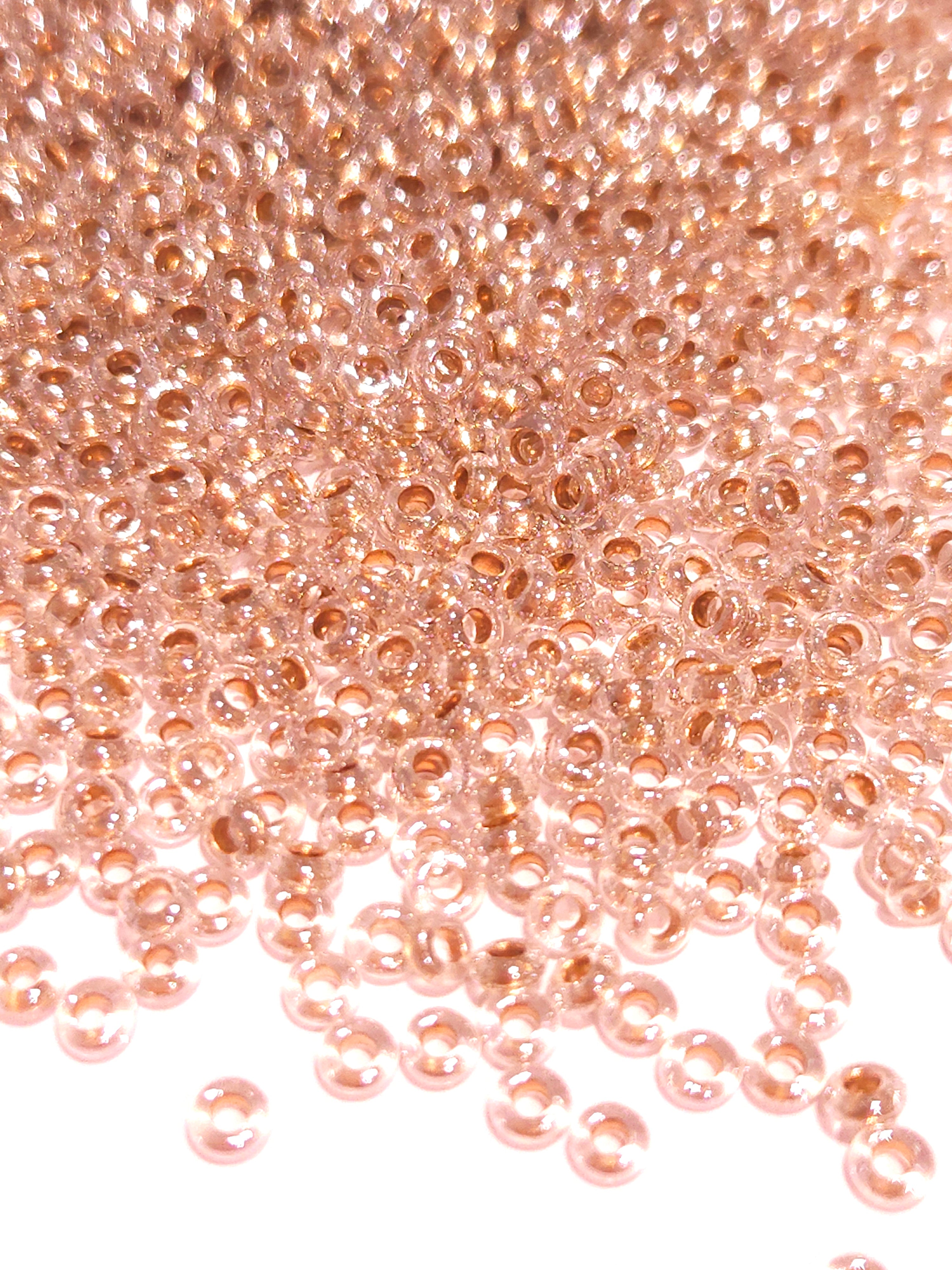 TOHO Demi Rounds 8/0 Gold-lined Crystal