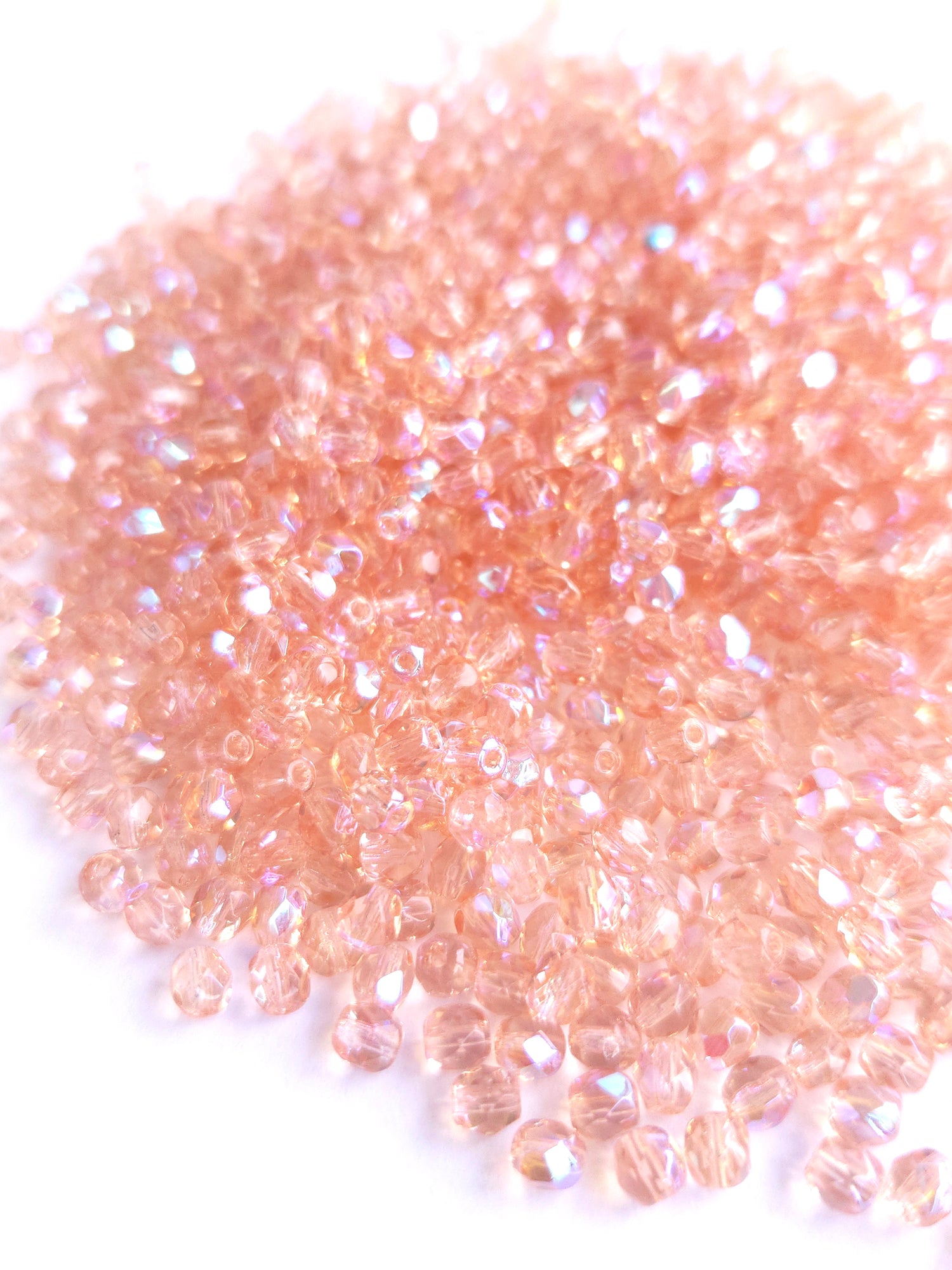 Fire Polished 4mm Rosaline AB 28701