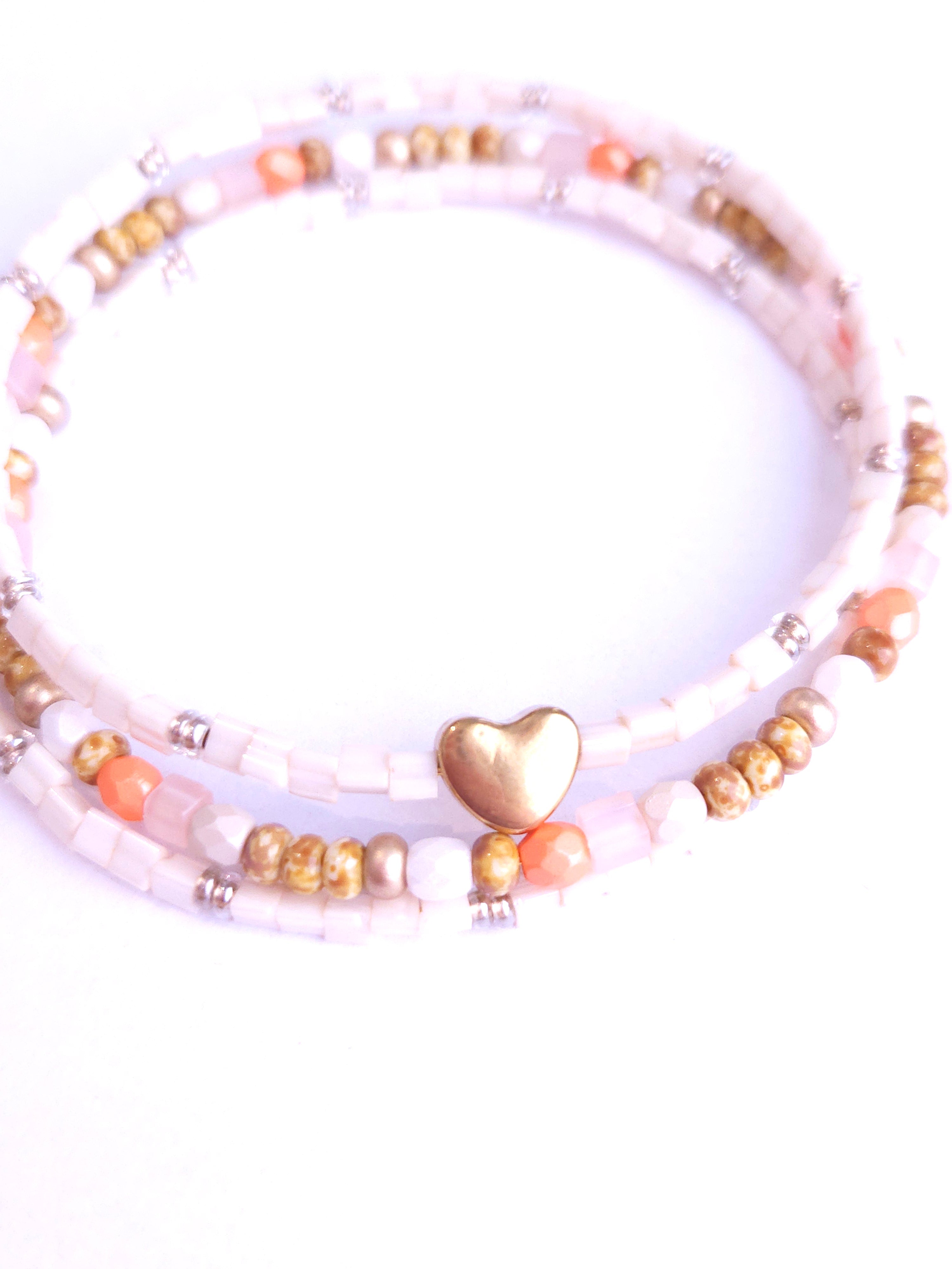 Afbeelding rijgvolgorde Pumpkin Spice Insta armband