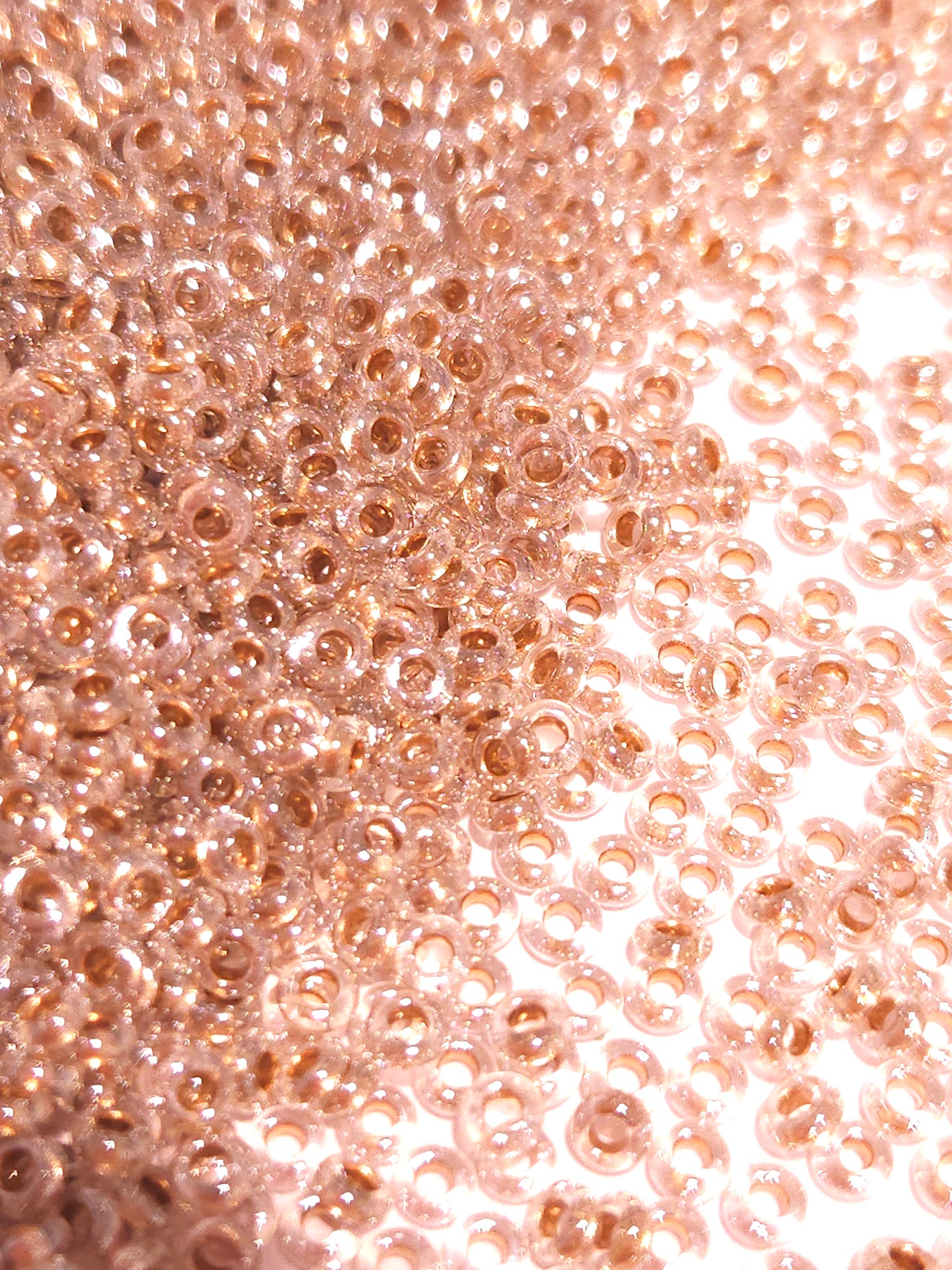 TOHO Demi Rounds 8/0 Gold-lined Crystal
