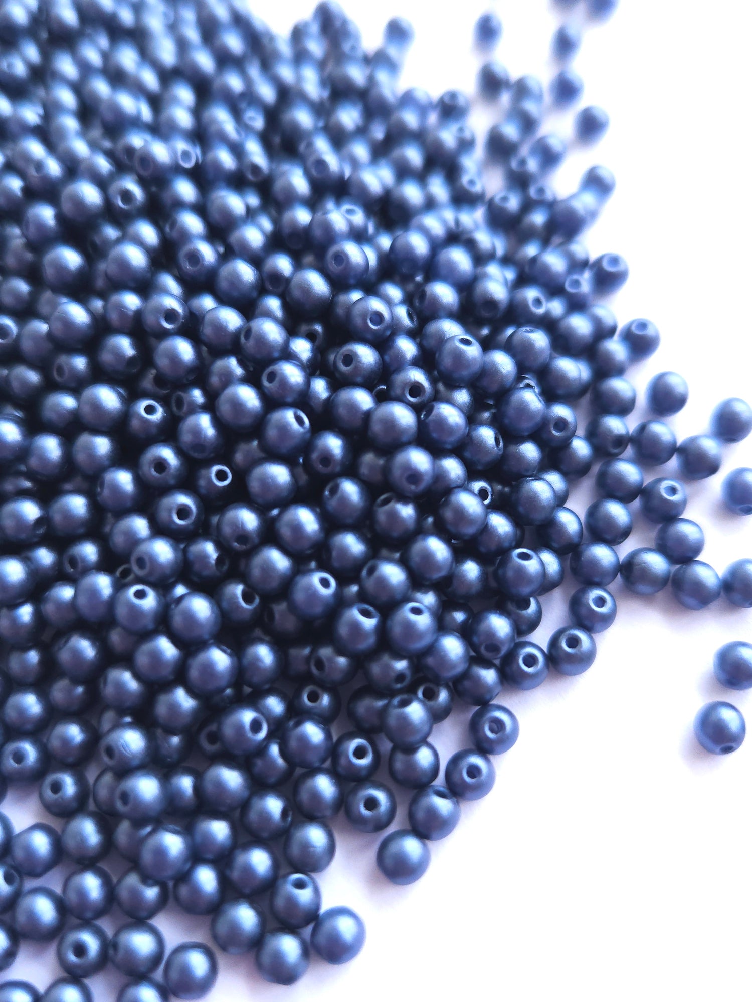 Tsjechische glaskralen 3mm rond &