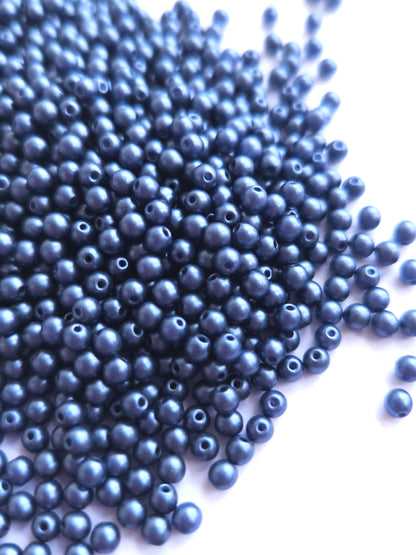 Tsjechische glaskralen 3mm rond &