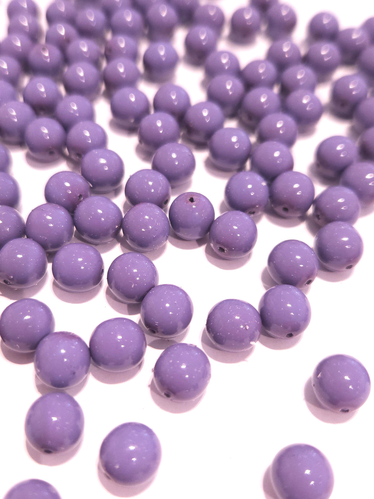 Tsjechische Rond 8mm Light Plum
