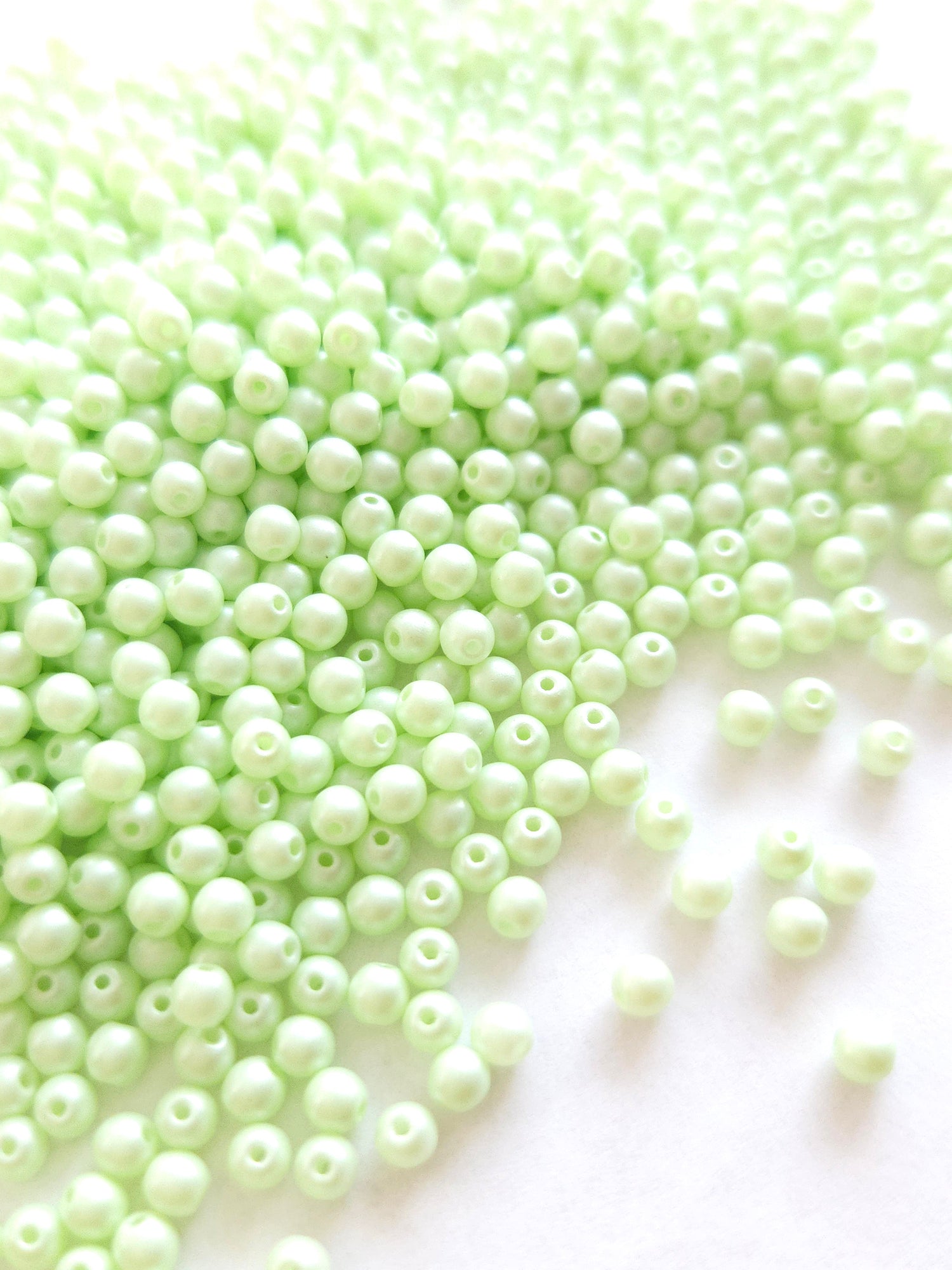 Tsjechische glaskralen 3mm rond &