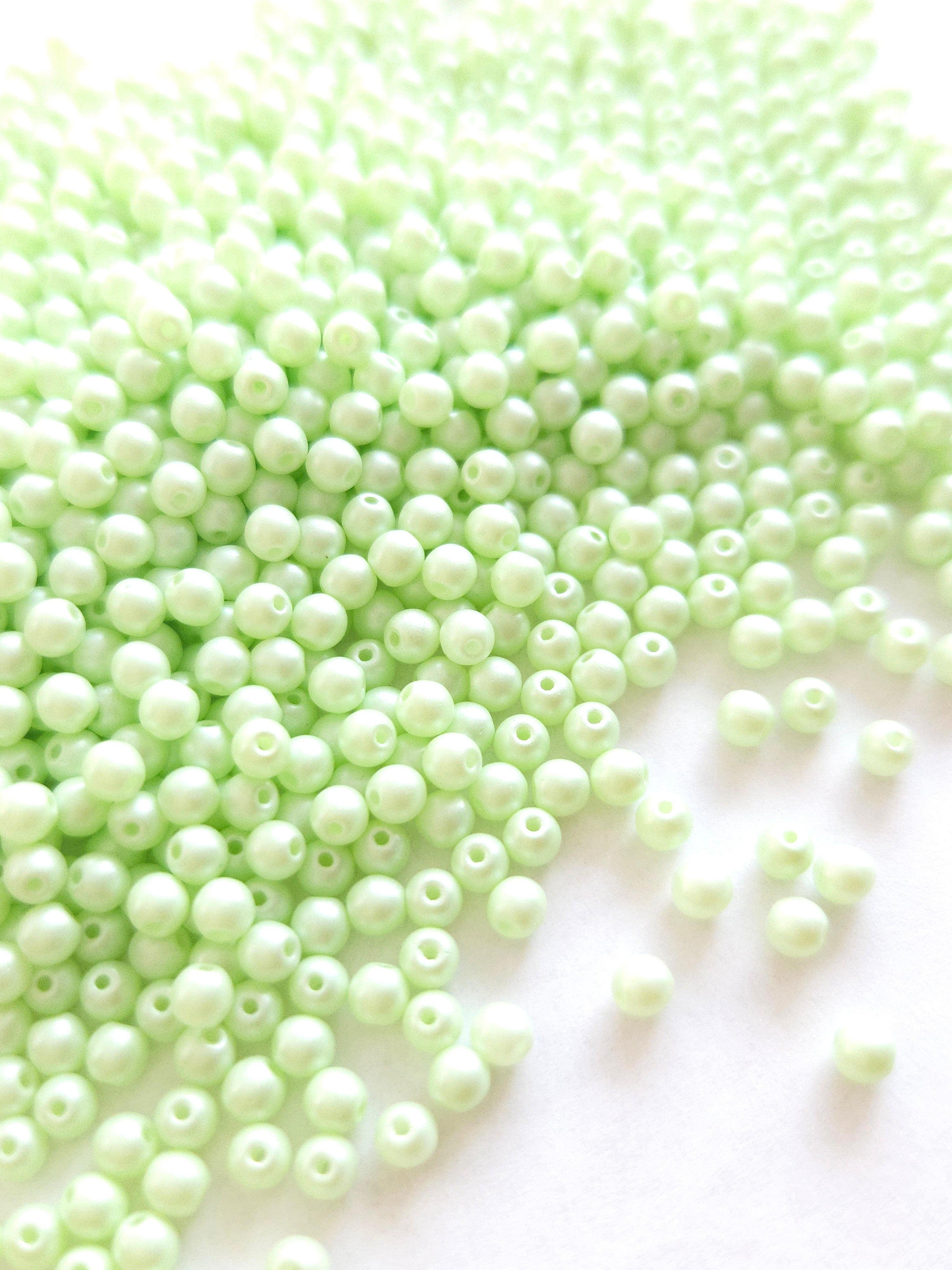 Tsjechische glaskralen 3mm rond &