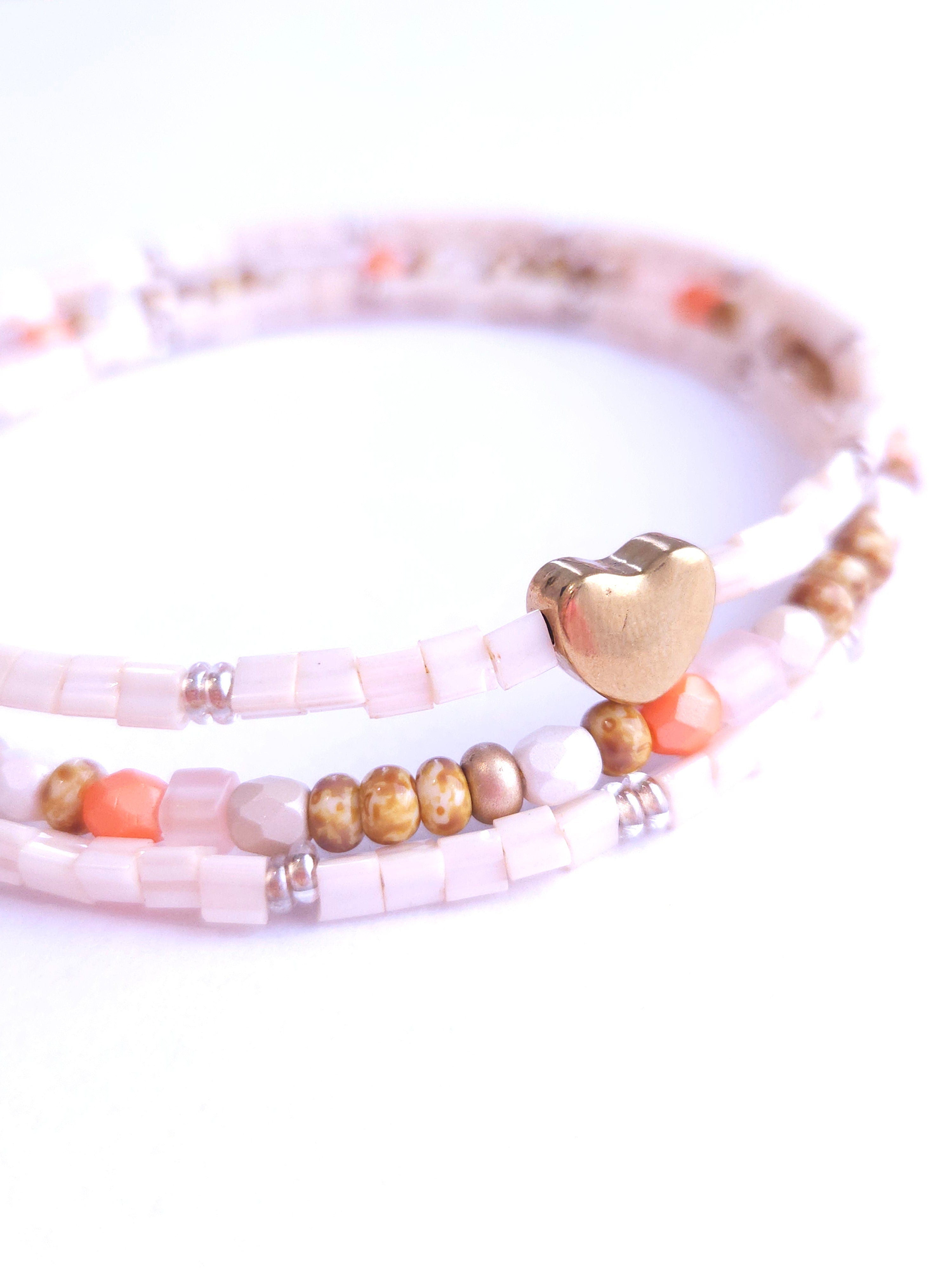 Afbeelding rijgvolgorde Pumpkin Spice Insta armband