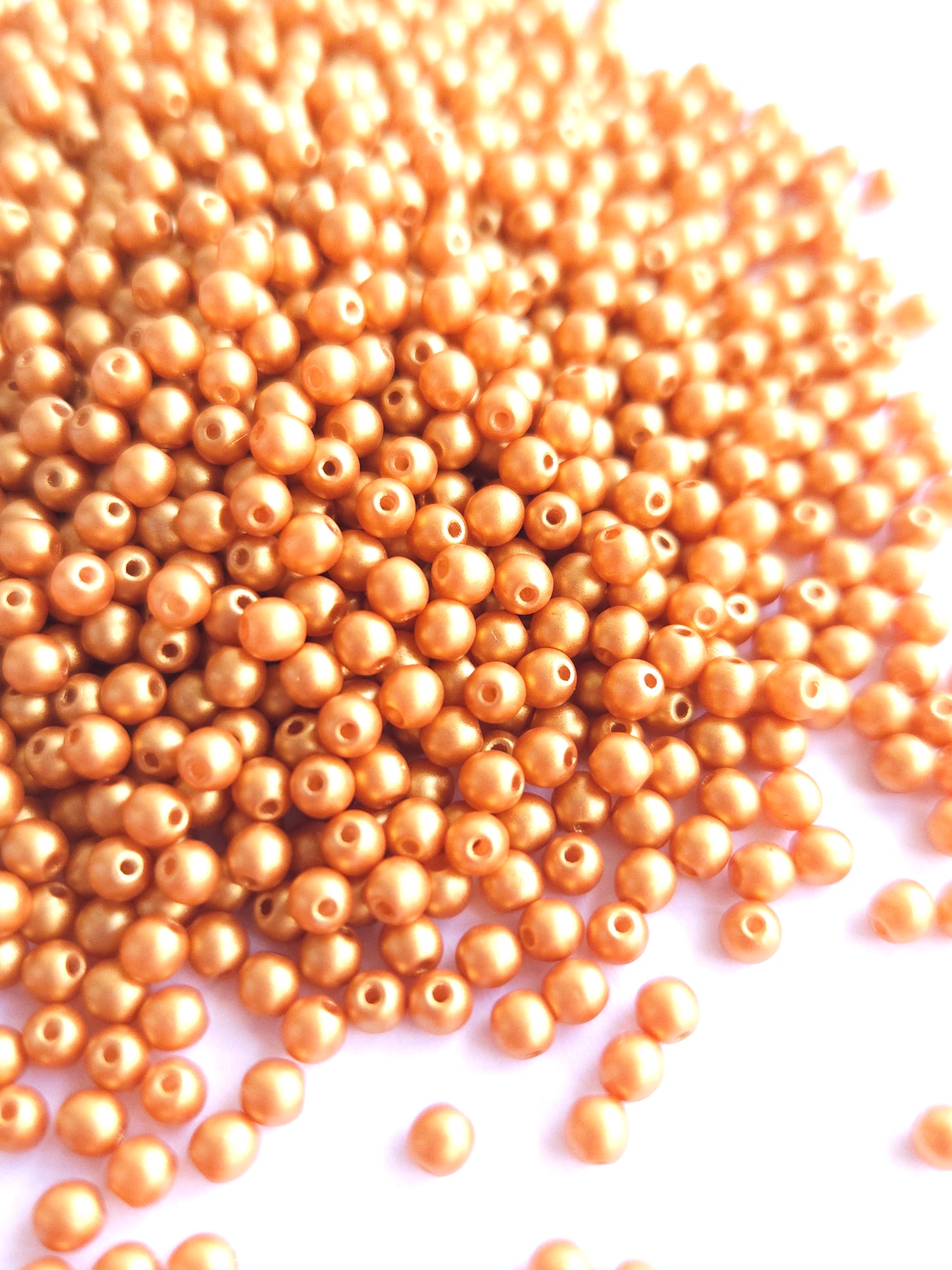 Tsjechische glaskralen 3mm rond &