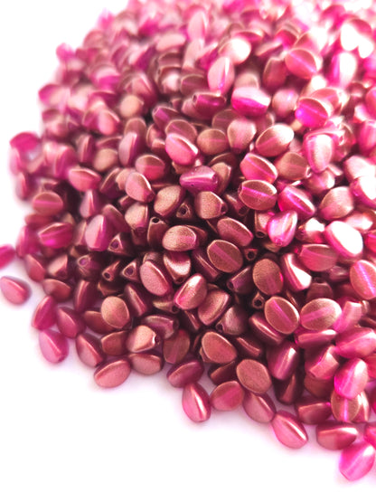 Beukenootje 5x3mm Crystal GT French Rose