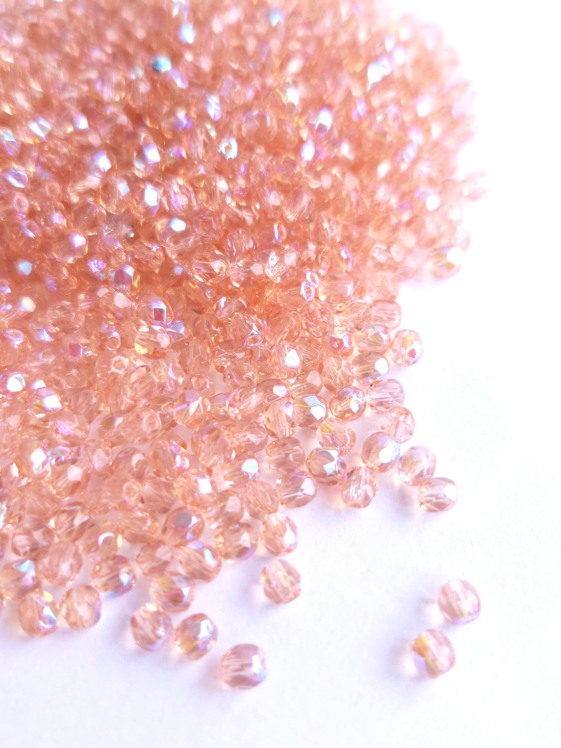 Fire Polished 4mm Rosaline AB 28701