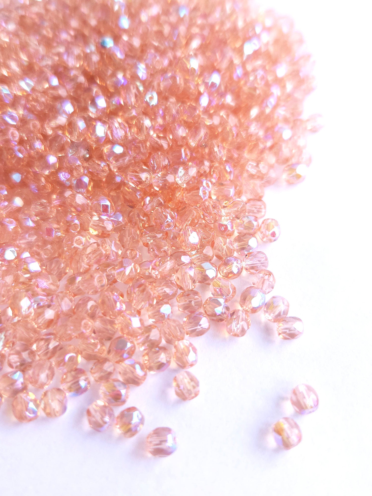 Fire Polished 4mm Rosaline AB 28701