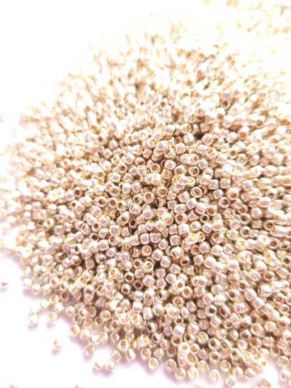 TR-11-PF558 : TOHO - Round 11/0 : PermaFinish - Galvanized Aluminum