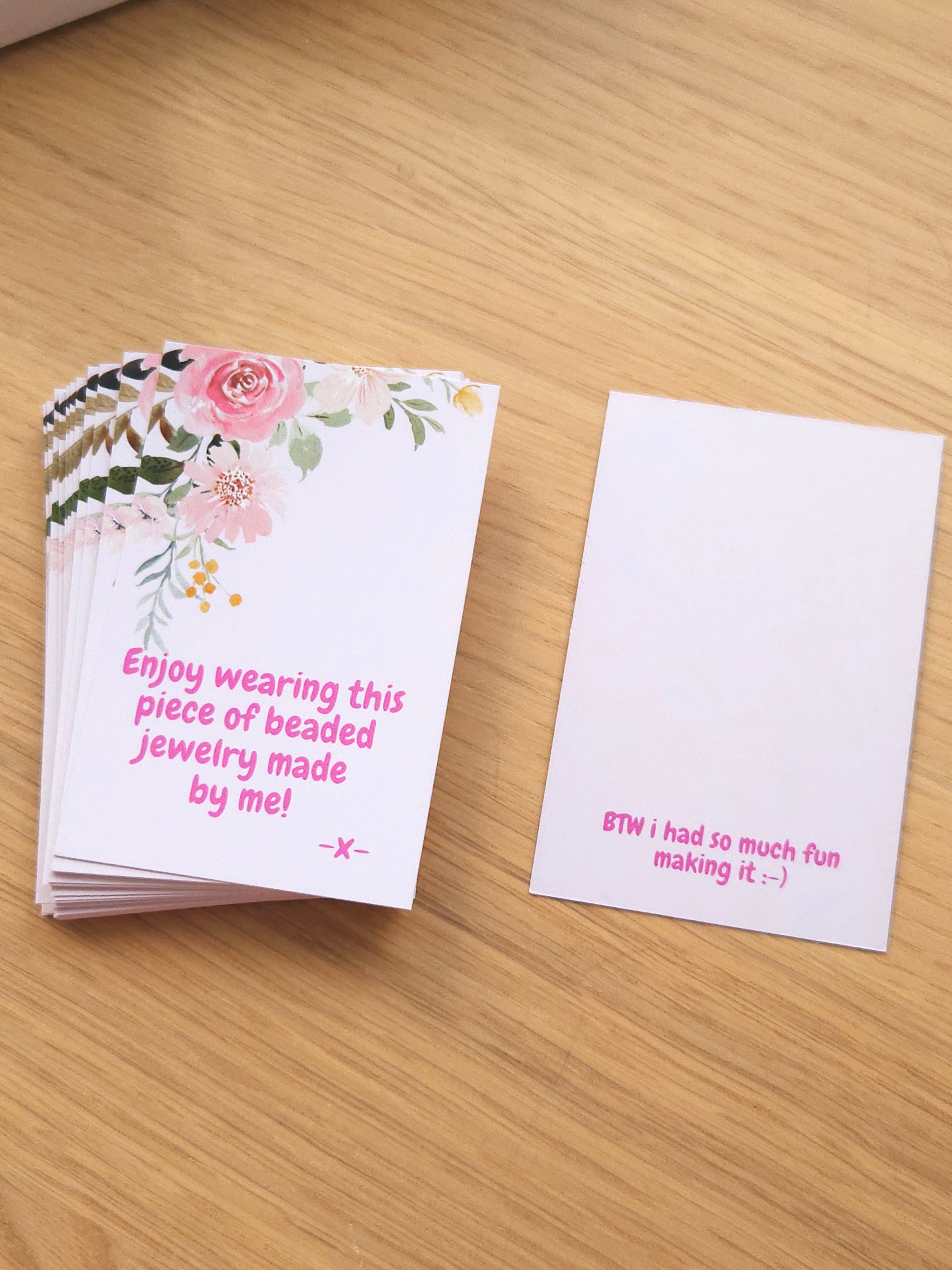 Mini Kaartje 8.5 x 5.5 cm &