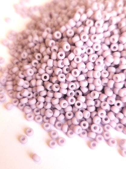 Miyuki Rocailles 8/0 Matted Opaque Lt. Mauve