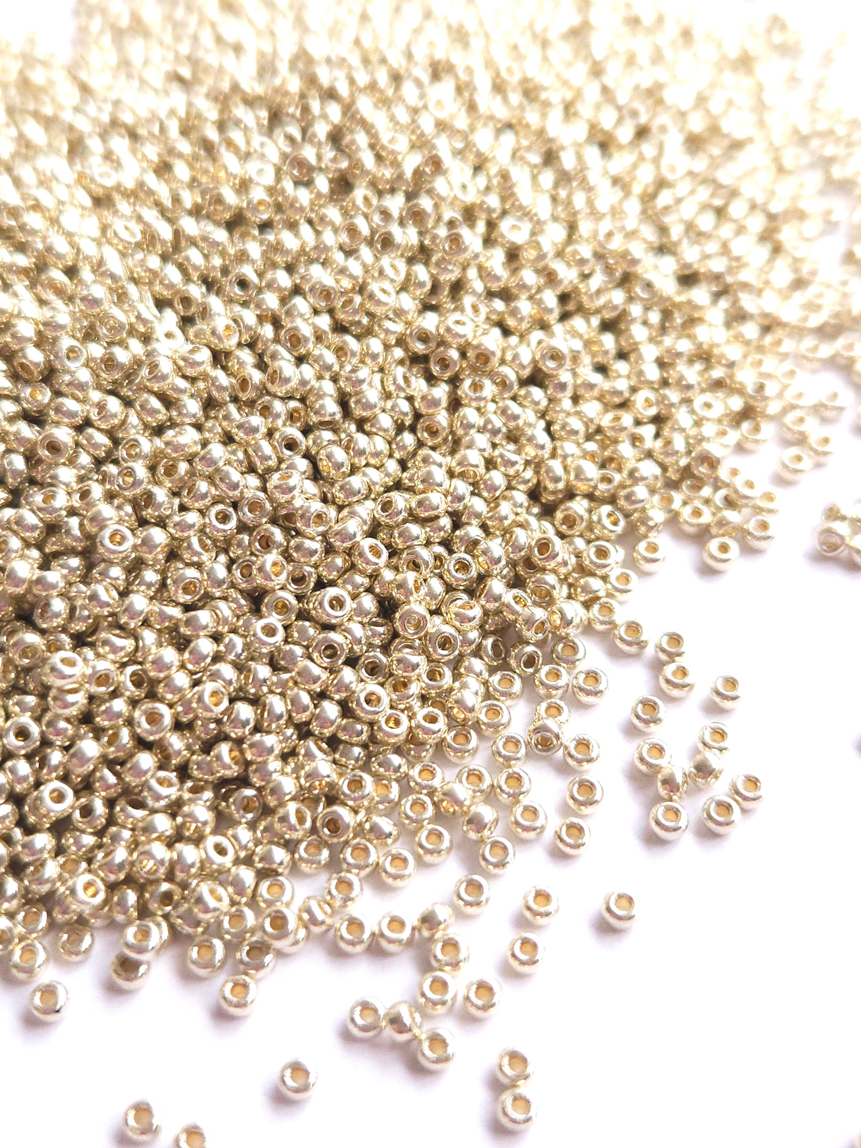 Miyuki Seed Beads 11/0 - Duracoat Galvanized Silver 11- 4201