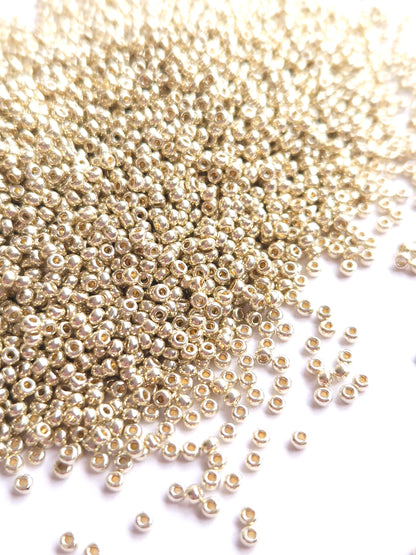 Miyuki Seed Beads 11/0 - Duracoat Galvanized Silver 11- 4201
