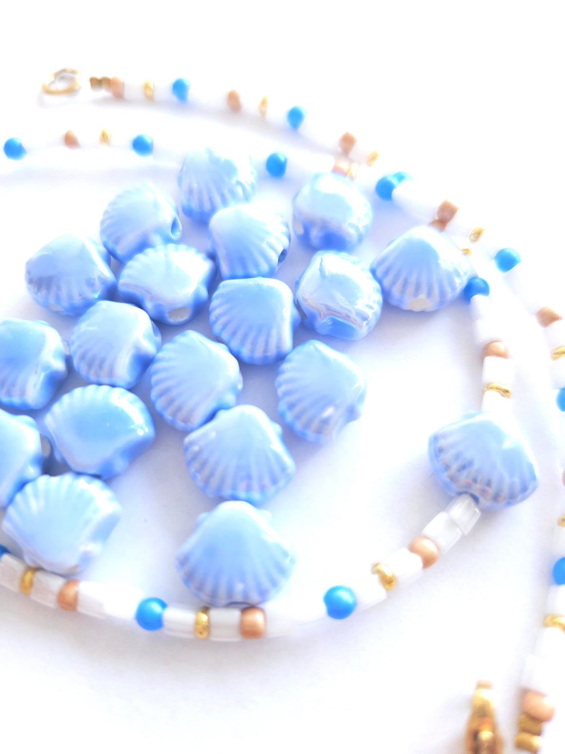 Keramisch schelpje Blue