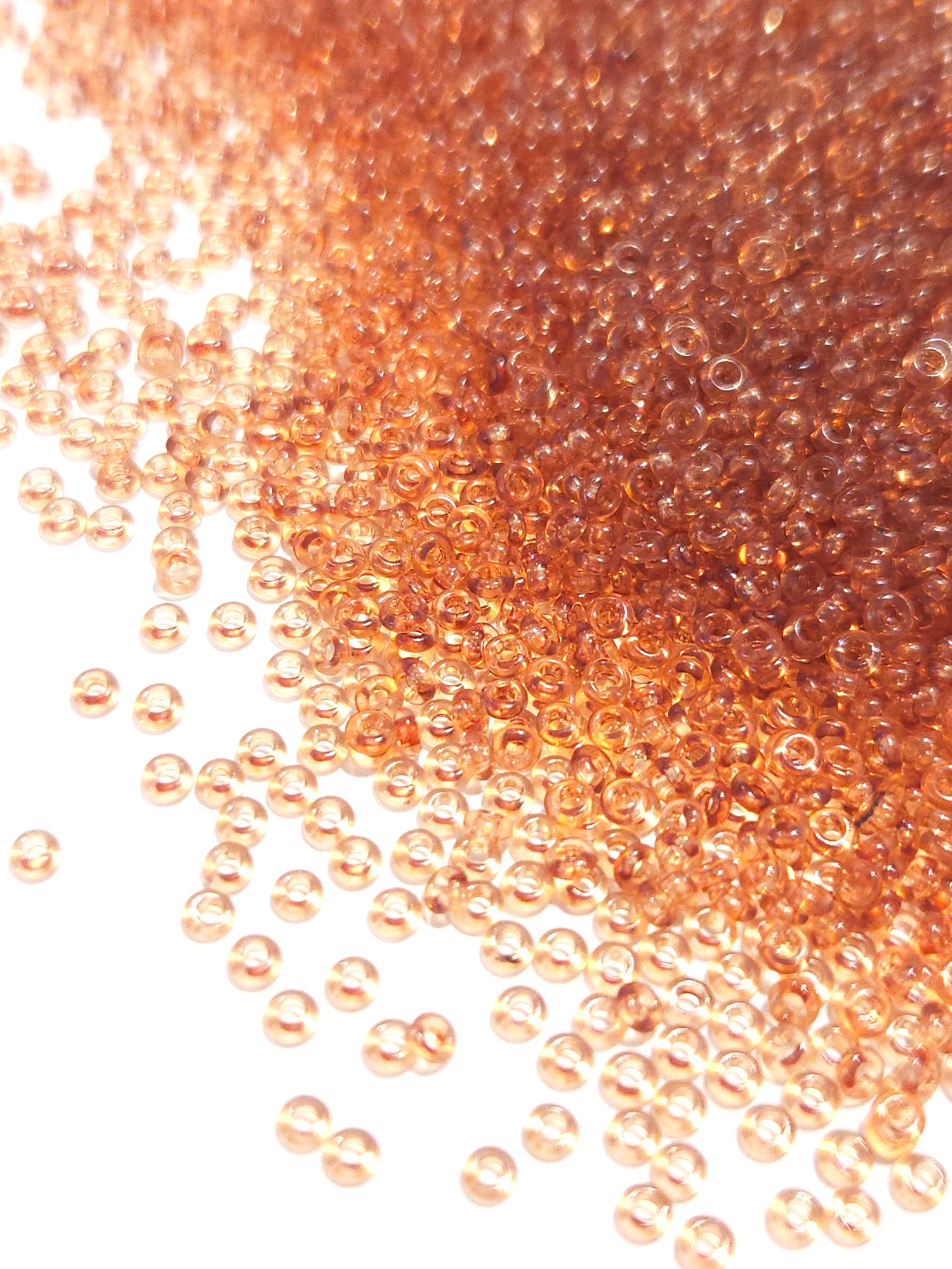 TOHO Demi Round 11/0 Transparent Warm Taupe