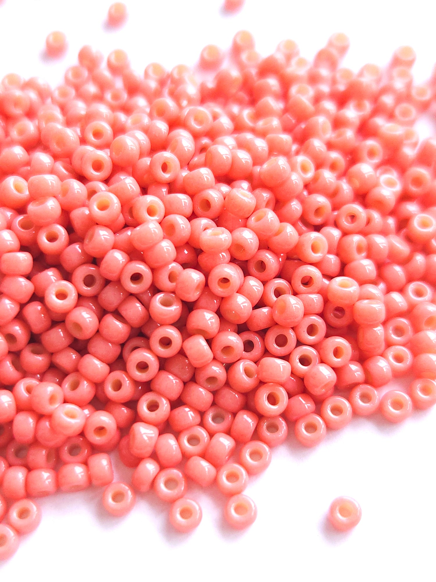 Miyuki 8/0 Seed Beads Duracoat Opaque LT Watermelon 4464