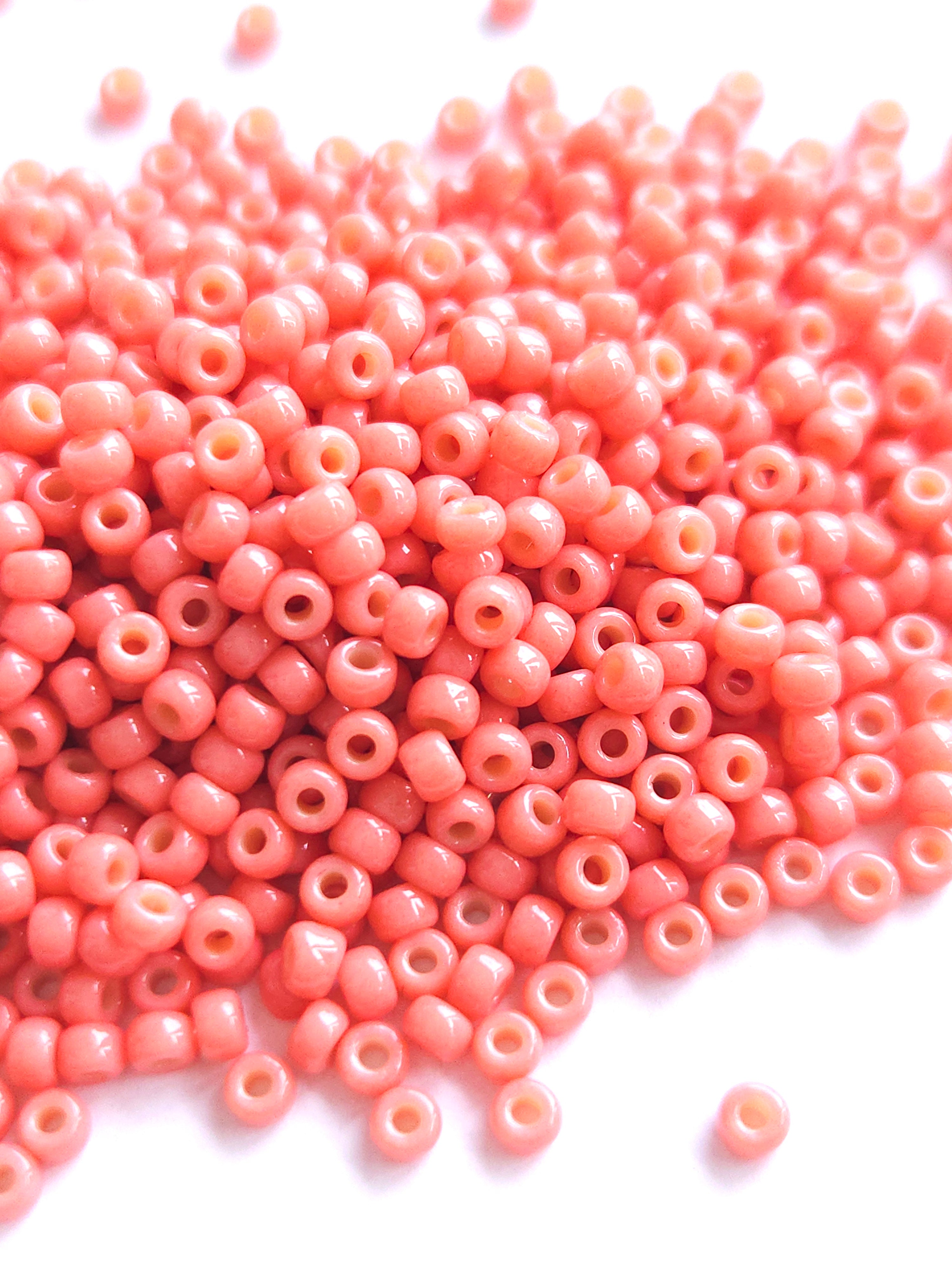 Miyuki 8/0 Seed Beads Duracoat Opaque LT Watermelon 4464
