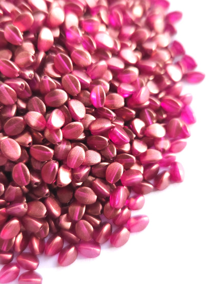 Beukenootje 5x3mm Crystal GT French Rose