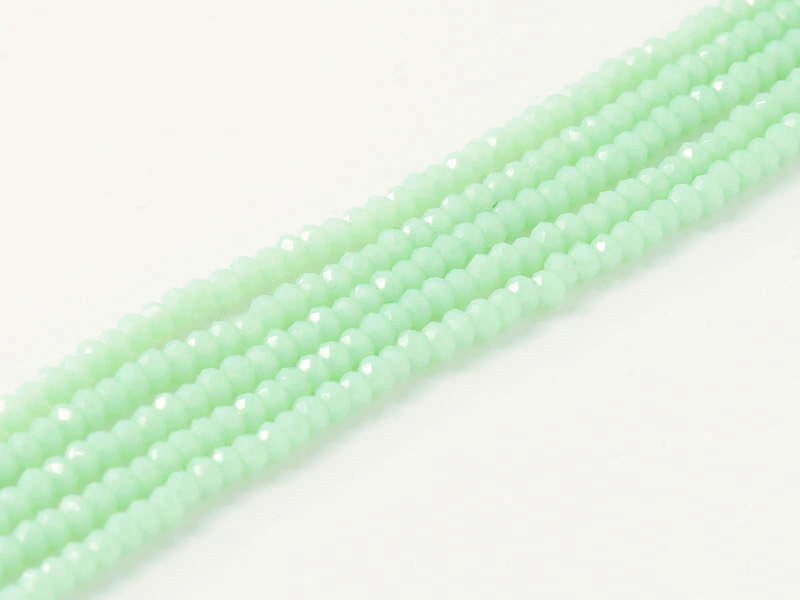 Rondelle 1 mm Mint Opal