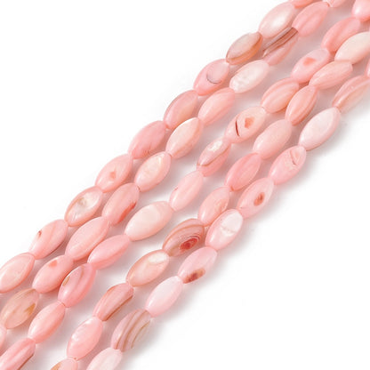 zoetwater schelp kralen sieraden maken roze