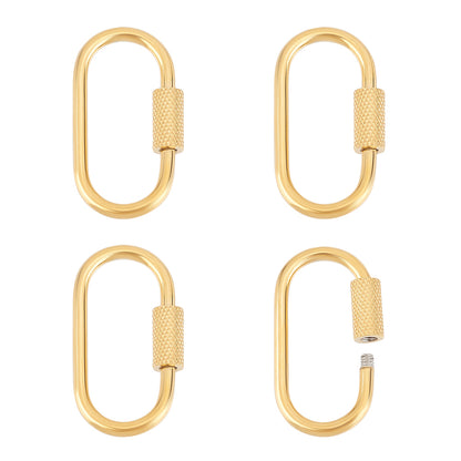 Ion plating RVS Schoef karabijn 26x14x4 mm