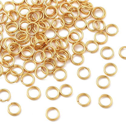 Splitring Ion Plating RVS 6x1.5mm
