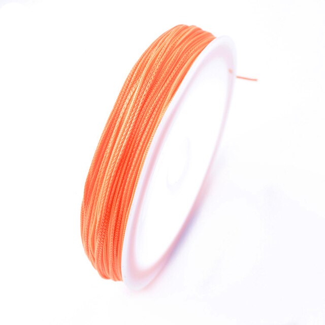 Nylon Koord 0,8mm orange 10 meter op rol