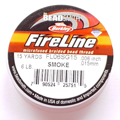 Berkley Bead Smith FireLine 0.15mm 13 meter Smoke Grey